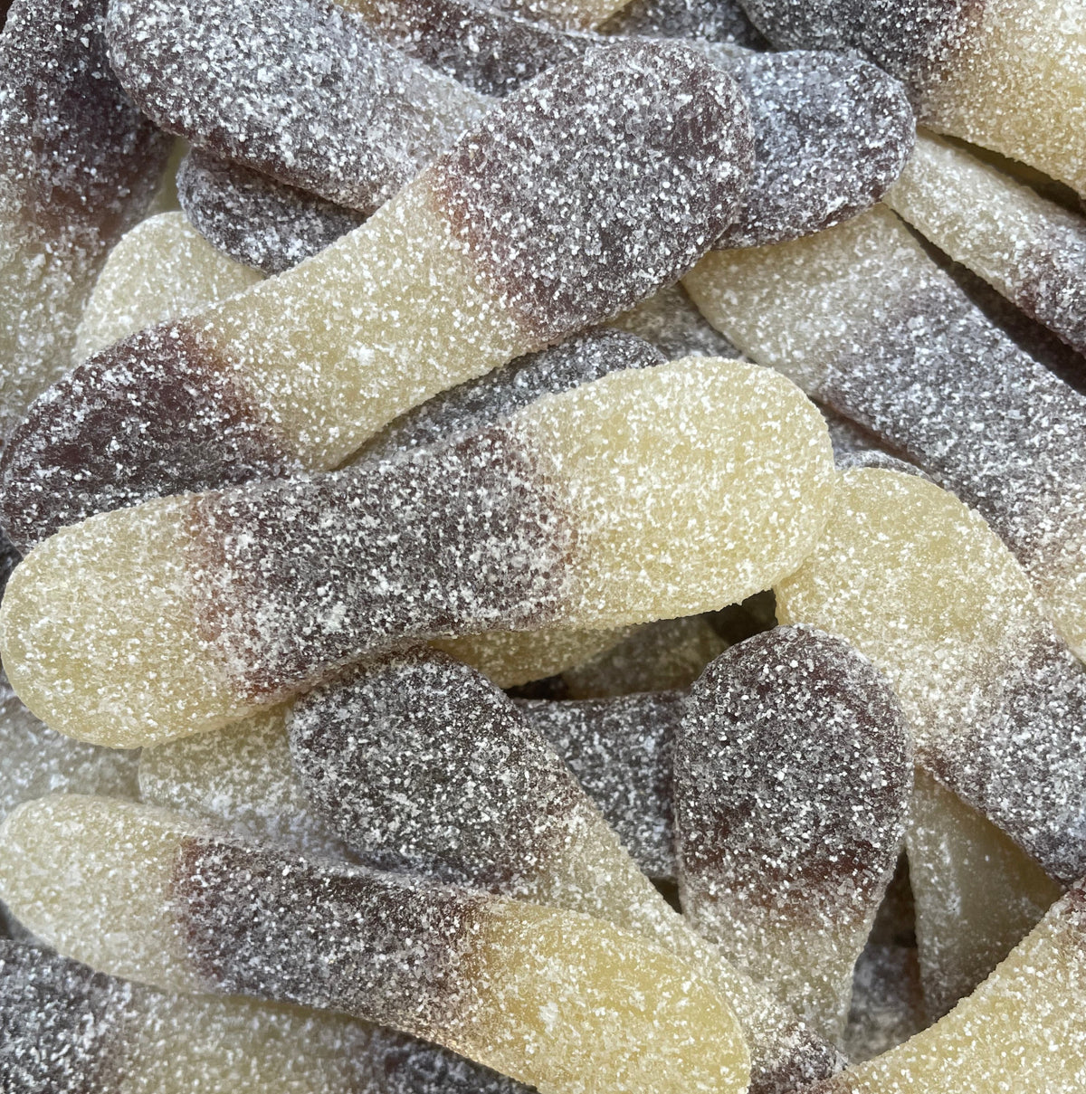 Langues de chat acidulées cola 100g - Frisia