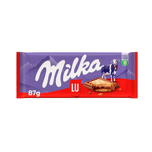 Tablette Milka Lu 87g