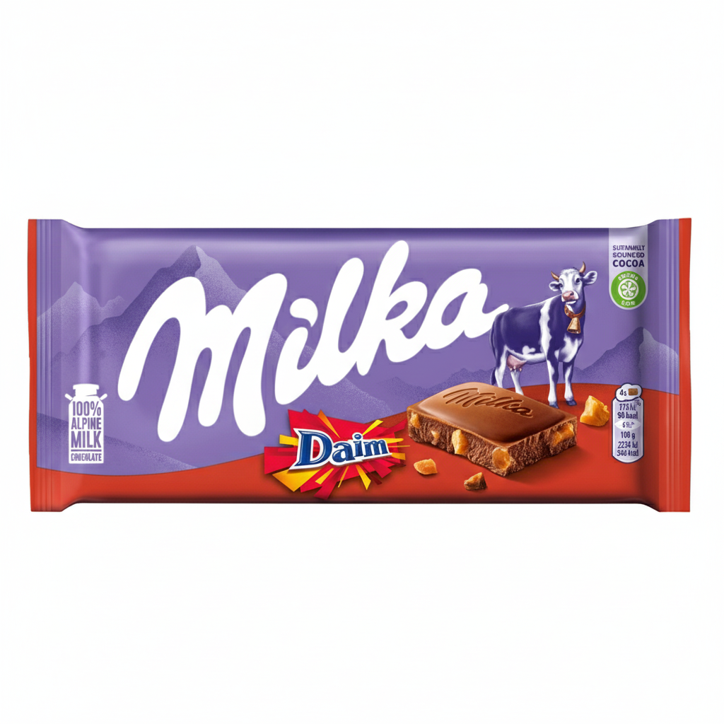 Tablette Milka Daim