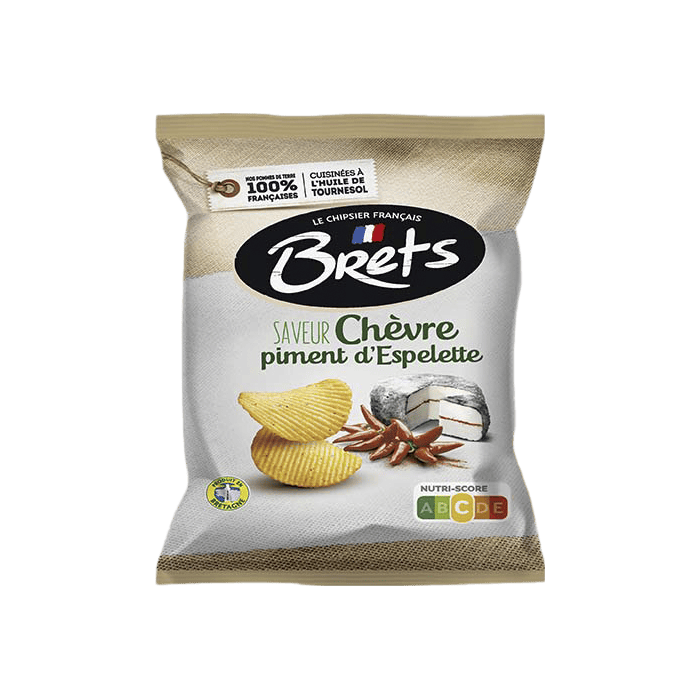 Chips Brets Chèvre piment d'Espelette 25g