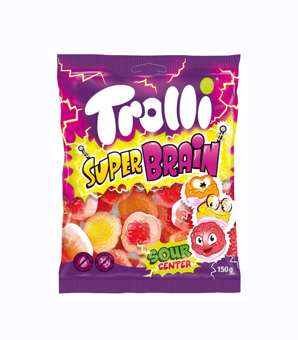 Bonbon cerveau Trolli - Super Brain Halloween - 150g