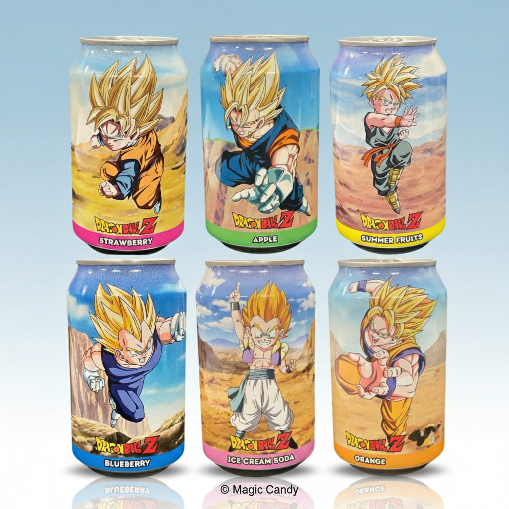 Lot de 6 Canettes Dragon Ball Z 330ml - Édition Collector