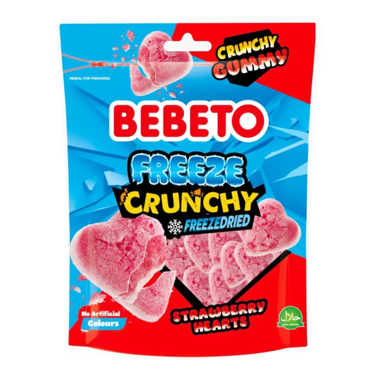 Bonbon Cœur Crunchy lyophilisé - Freeze Dried Candy - 35g