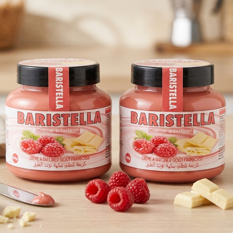 2 Baristella Framboise chocolat blanc crème à tartiner 24/05/26