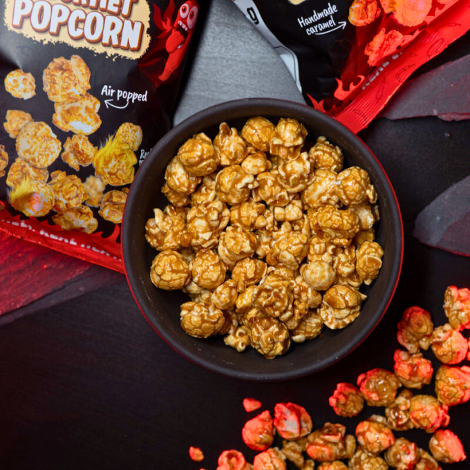 Popcorn épicé au caramel