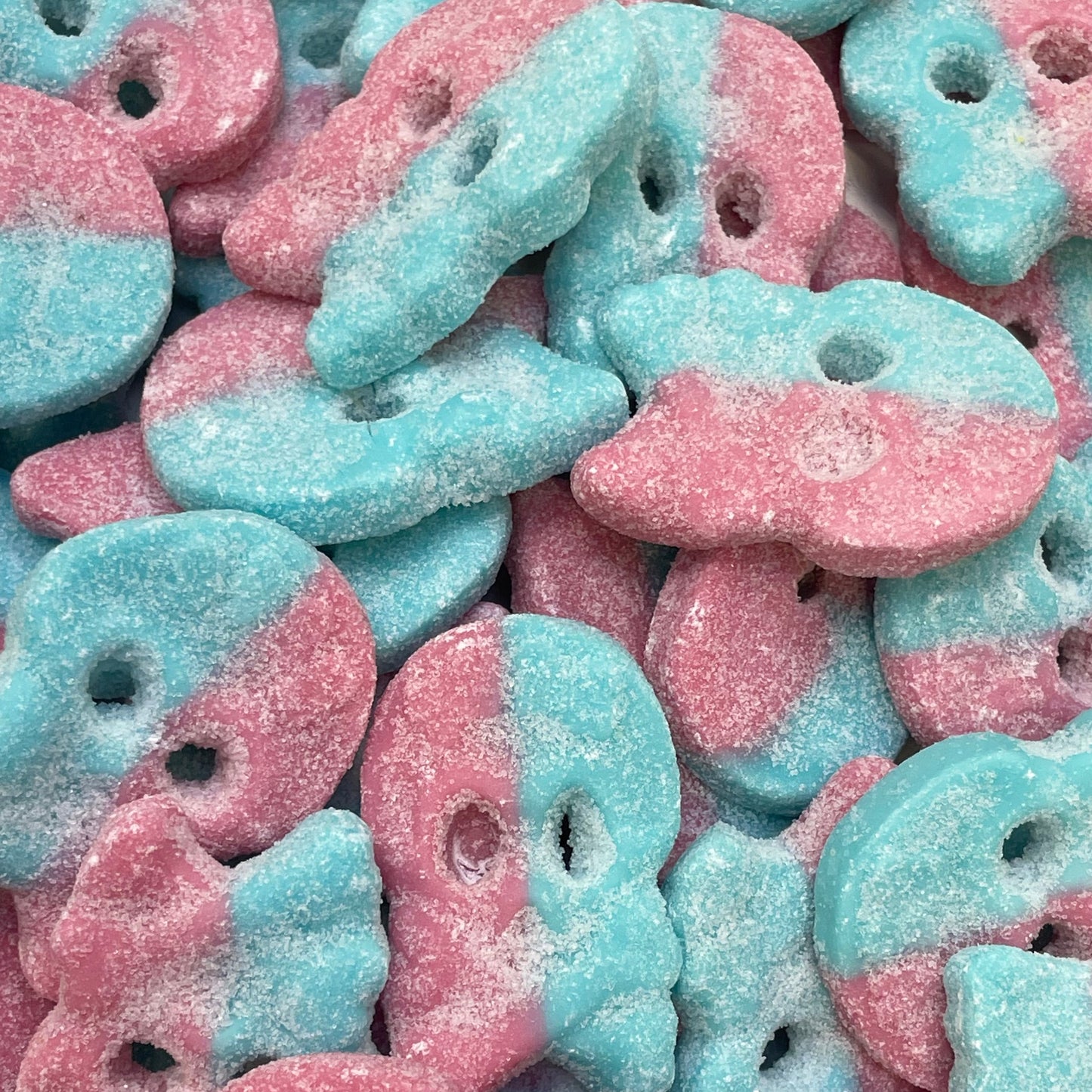 Bubs dizzy bubble gum skalle 105gr - Bonbons Suédois