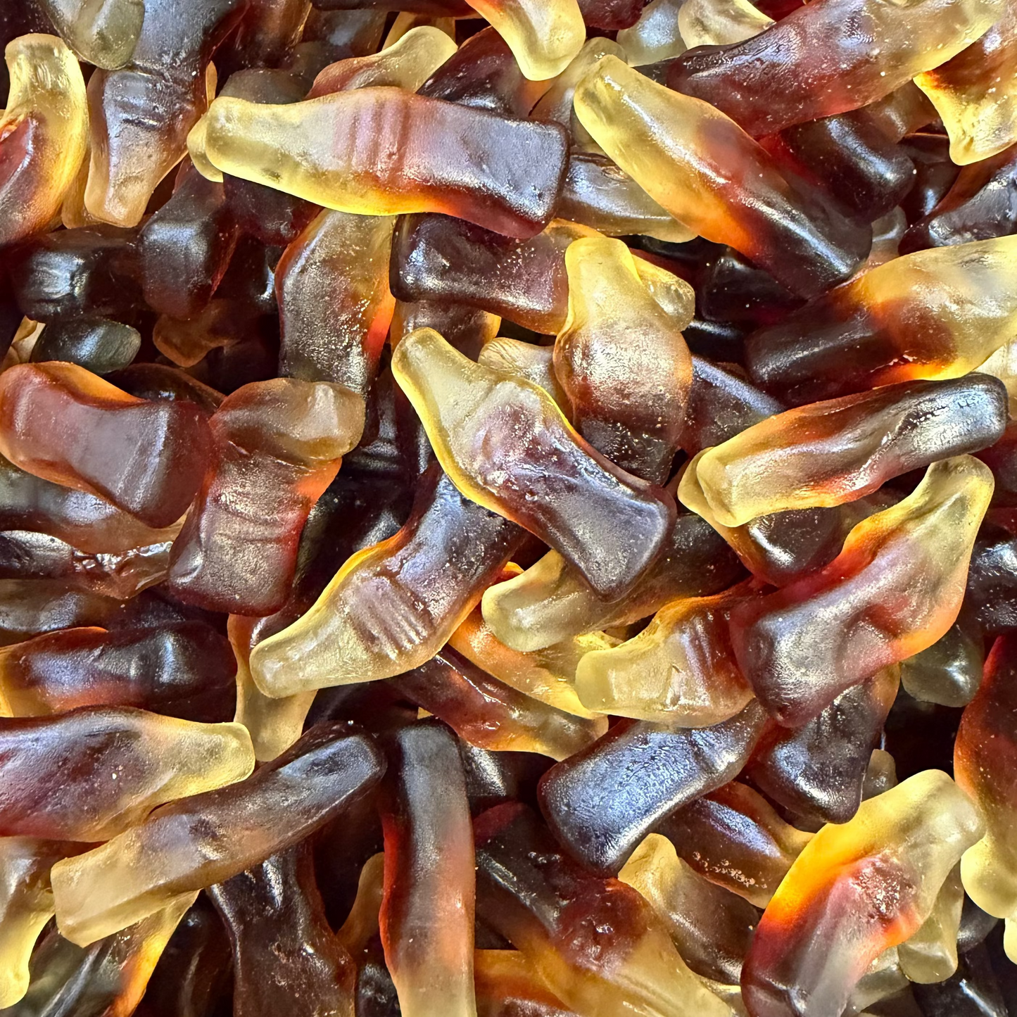Bouteilles cola lisses 100g