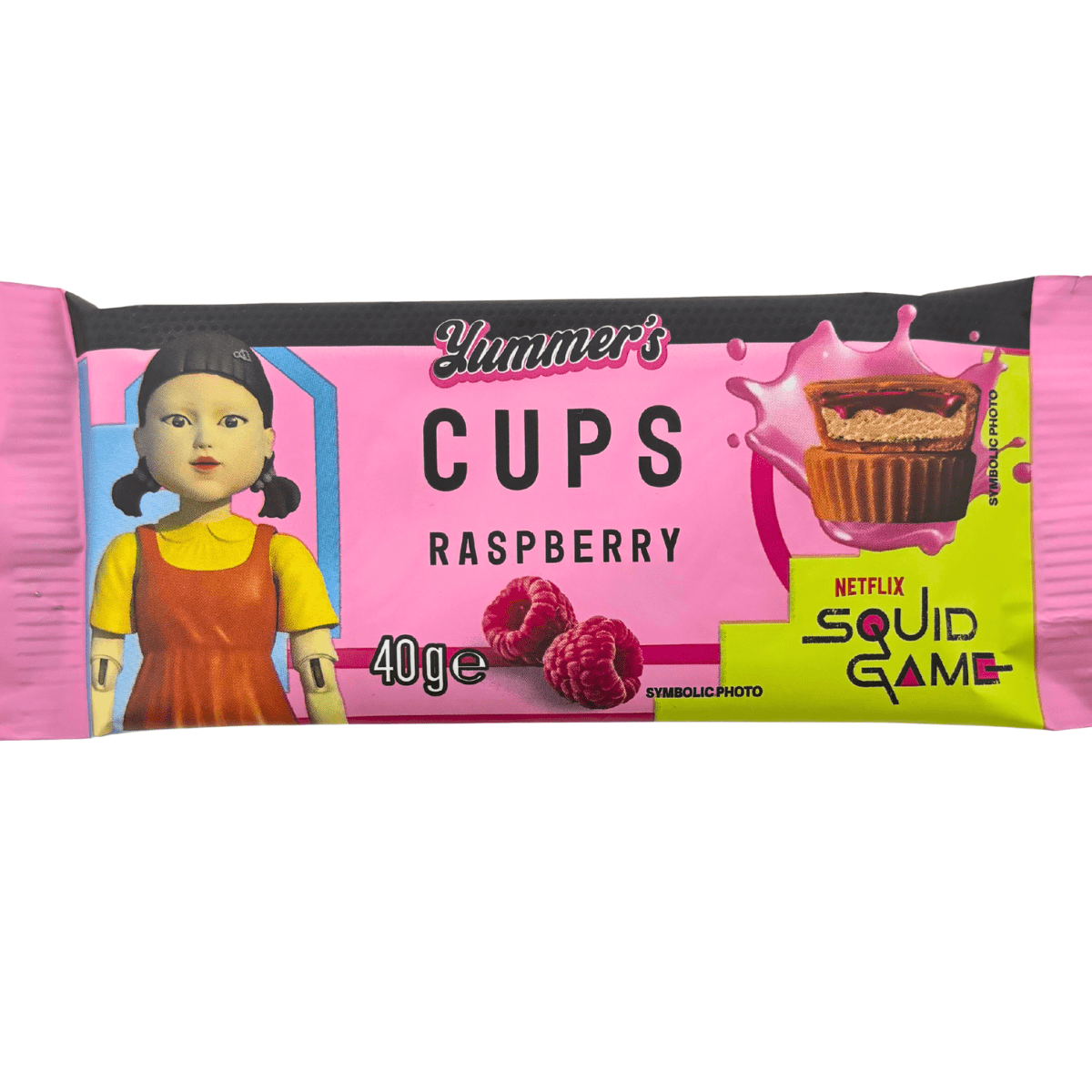 Yummer’s Squid Game Cups – Chocolat au Lait & Framboise 40g