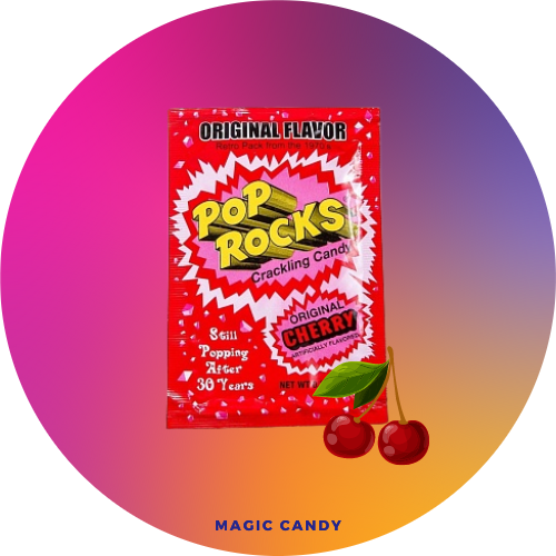 Pop Rocks Cerise (sucre pétillant) – Magic Candy
