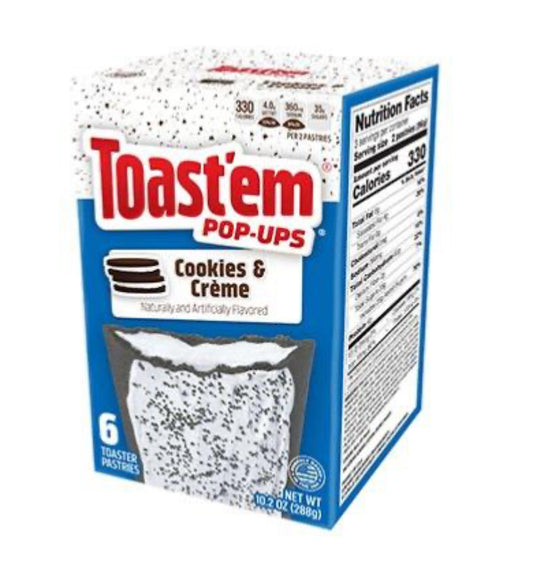 Toast'em Pop-Ups Cookies & Creme