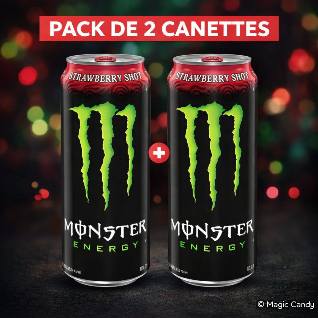 2 Monster Energy Strawberry Shot