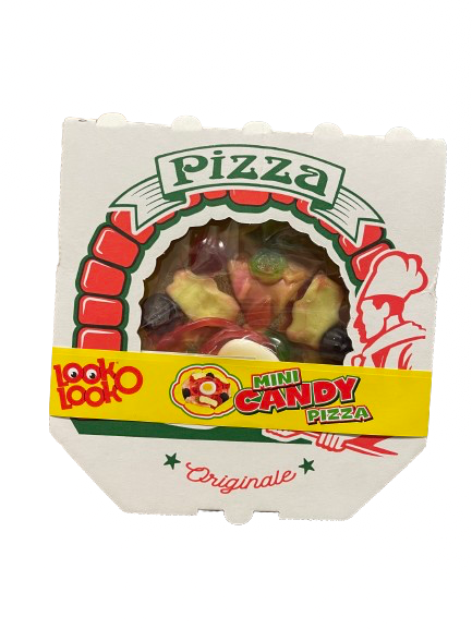 Mini candy Pizza bonbons look o look