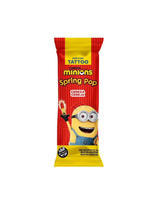 Minions sucette spring pop