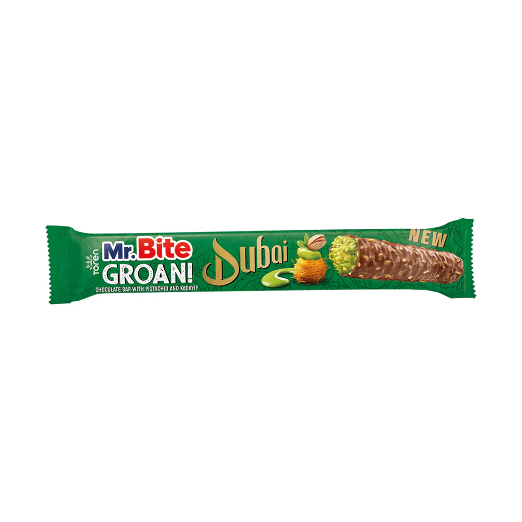 Mr Bite Groan! Chocolate Bar With Pistachio And Kadayif