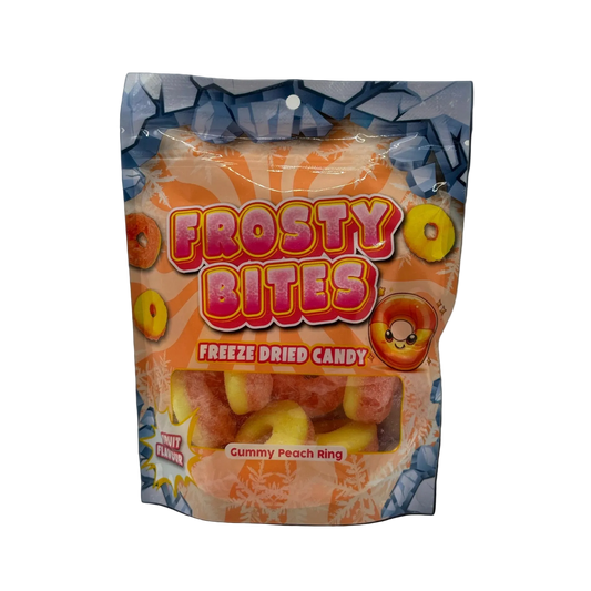 Frosty Bites : Gummy Peach Rings (Lyophilisés)