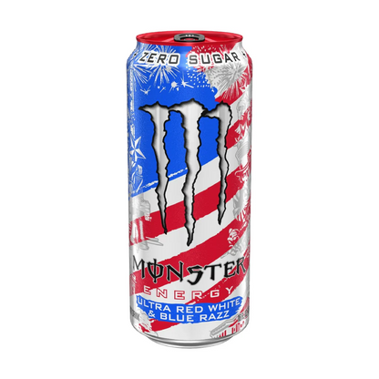 Pack Duo Monster USA Édition Américaine - Strawberry Lemonade + Ultra Red White & Blue Razz