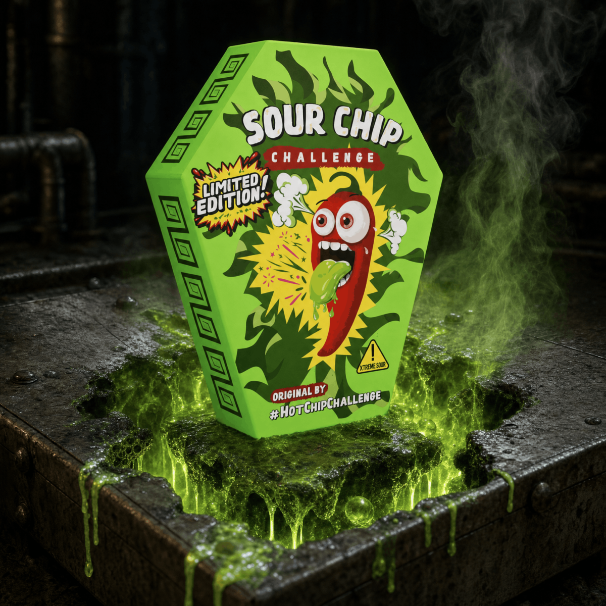 Sour Chip Candy Hot Chip Challenge « bonbon super acide »