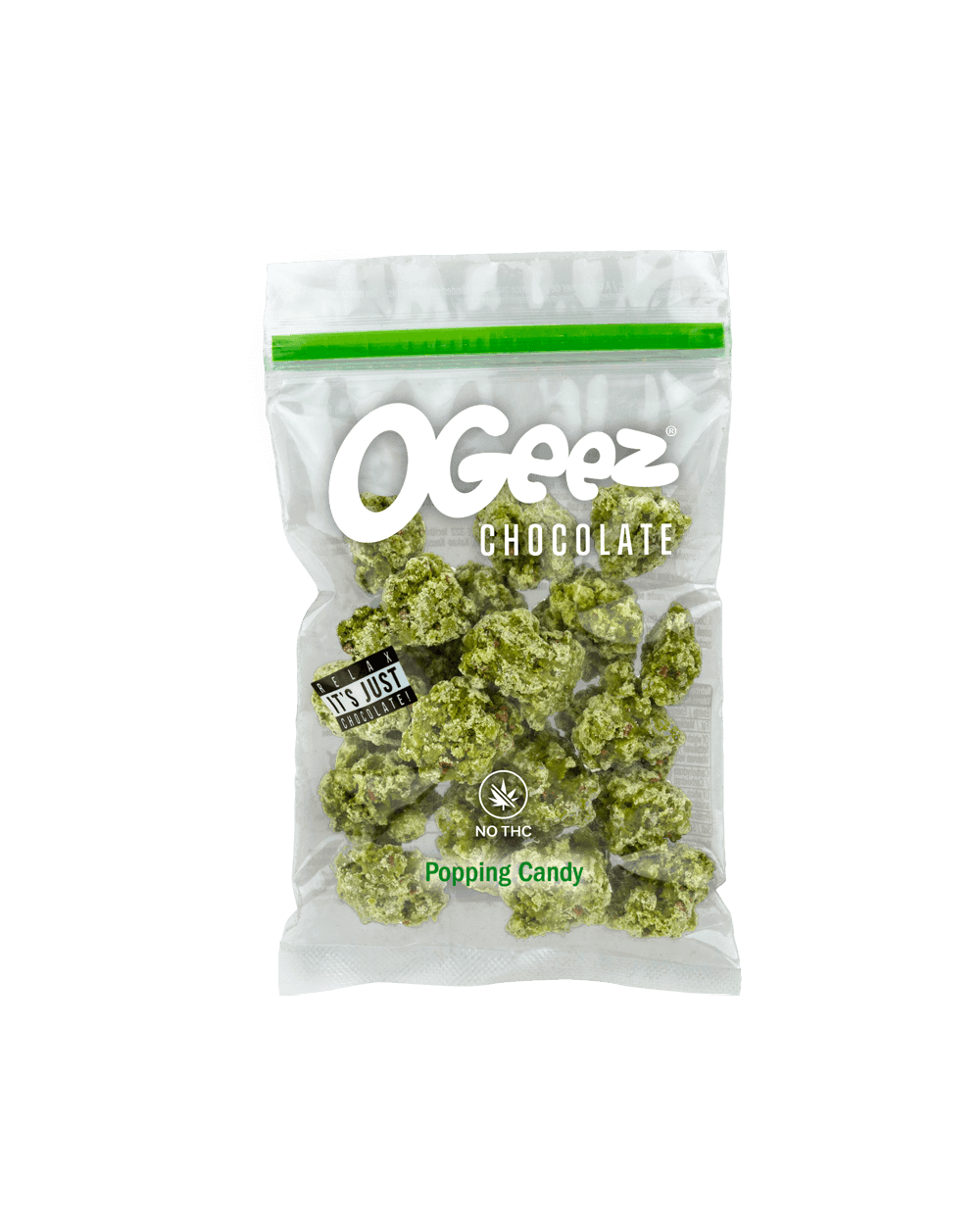 Ogeez Popping Candy 35g (chocolat aux herbes)