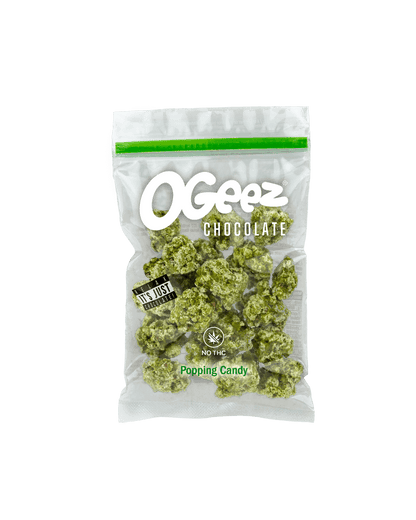 Ogeez Popping Candy 35g (chocolat aux herbes)