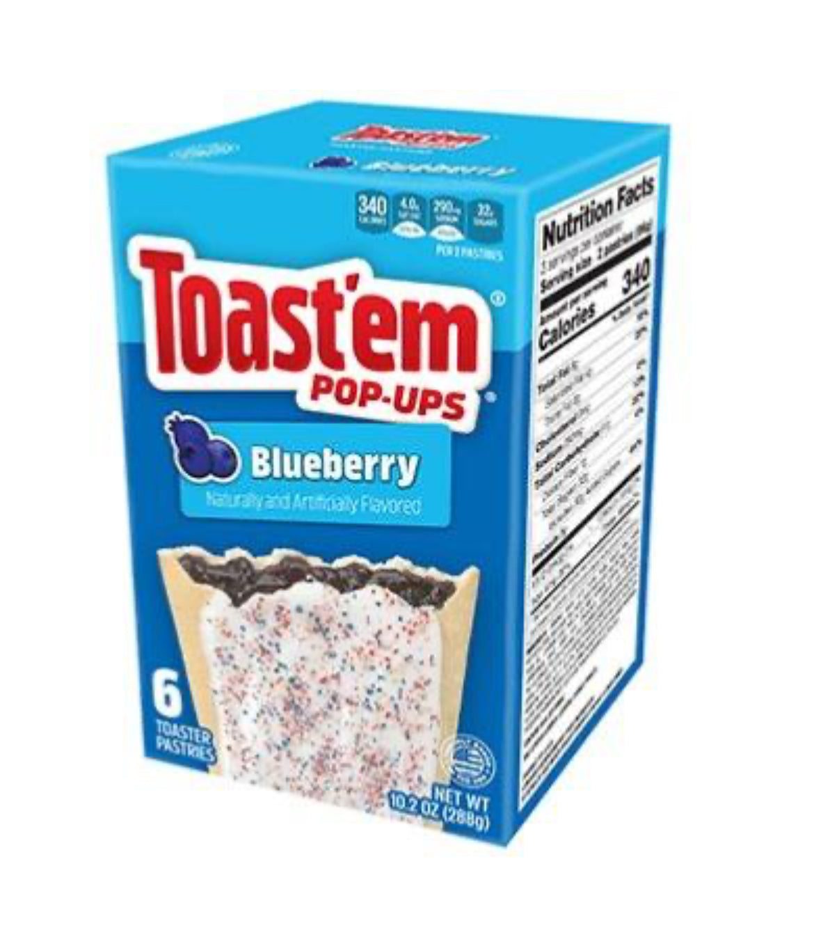 Toast'em Pop-Ups Myrtille