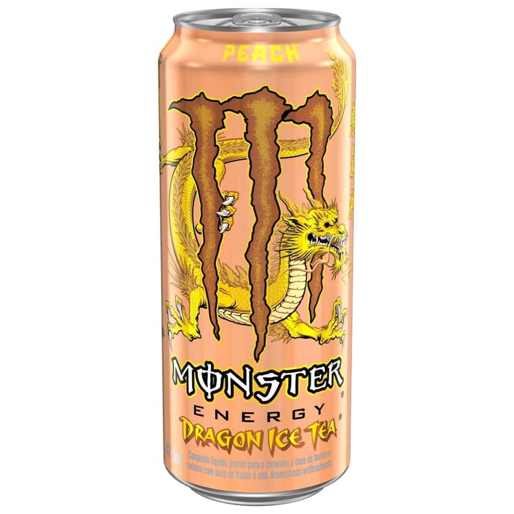 Monster Energy Dragon Ice Tea Pêssego Brazil