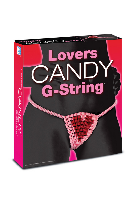 String Bonbons Coeur Rose Femme