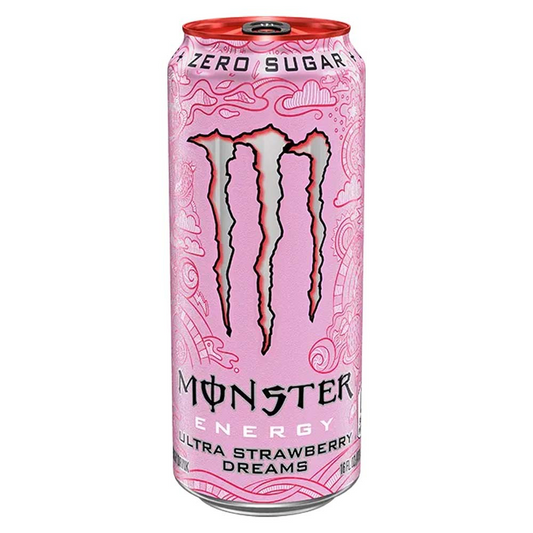 Monster Energy Ultra Strawberry Dreams (473ml) (produit rare)