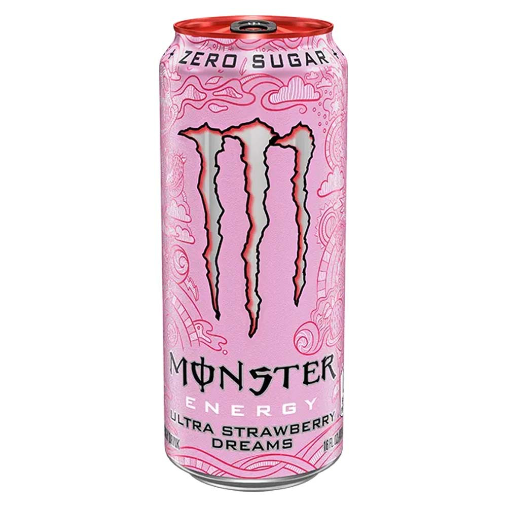 Monster Energy Ultra Strawberry Dreams (473ml) (produit rare)