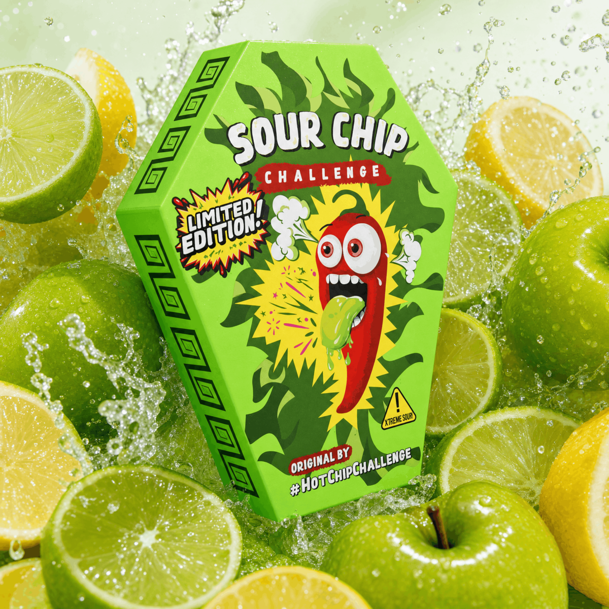 Sour Chip Candy Hot Chip Challenge « bonbon super acide »