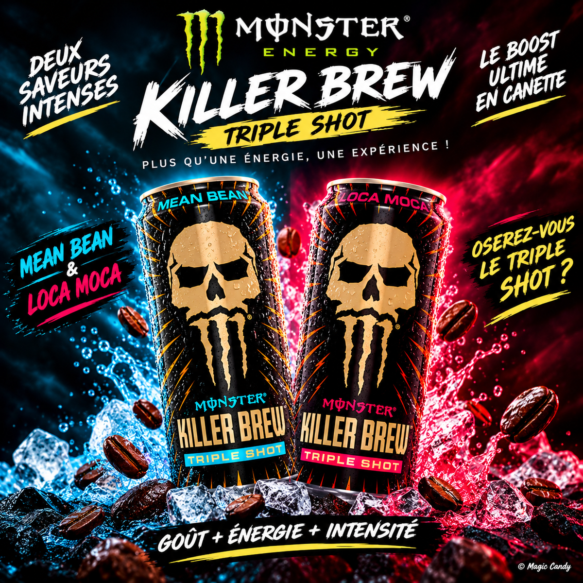 Monster Energy Killer Brew Triple Shot Mean Bean & Loca Moca