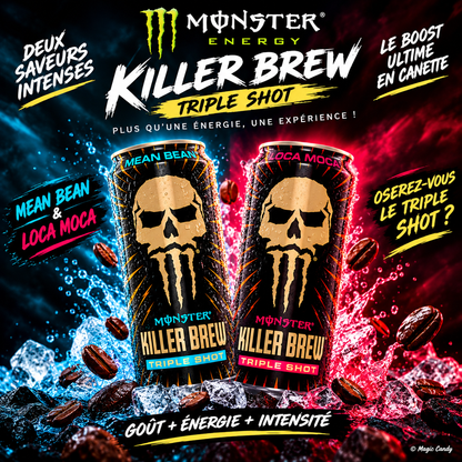 Monster Energy Killer Brew Triple Shot Mean Bean & Loca Moca