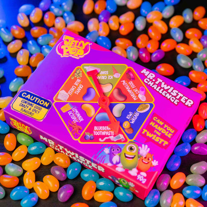 Jelly Pop Mr. Twister Challenge 90g - Jelly Beans Saveurs Folles