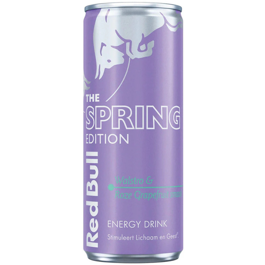 Red Bull Energy Drink Spring Edition Woodruff & Pink Grapefruit old 12/01/26