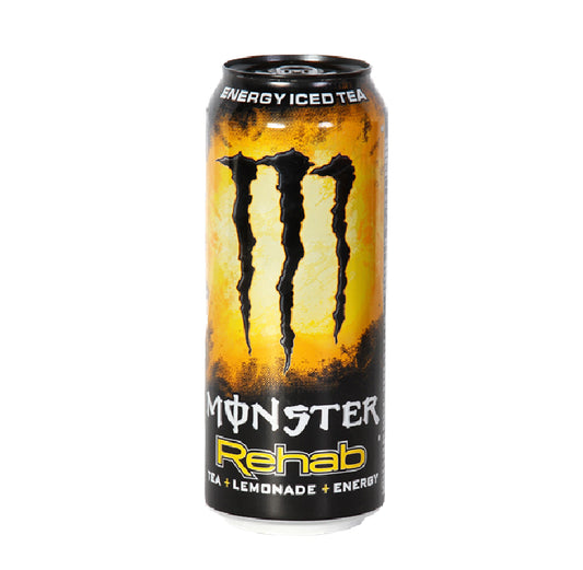 Monster Energy Rehab Lemon Tea (légèrement endommagée dans le transport)
