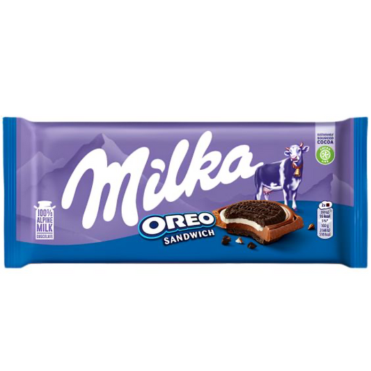 Tablette Milka Oreo sandwich