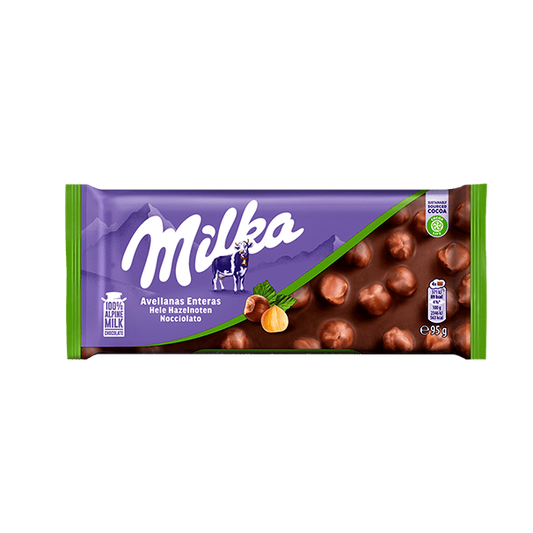Tablette Milka Noisettes Entières