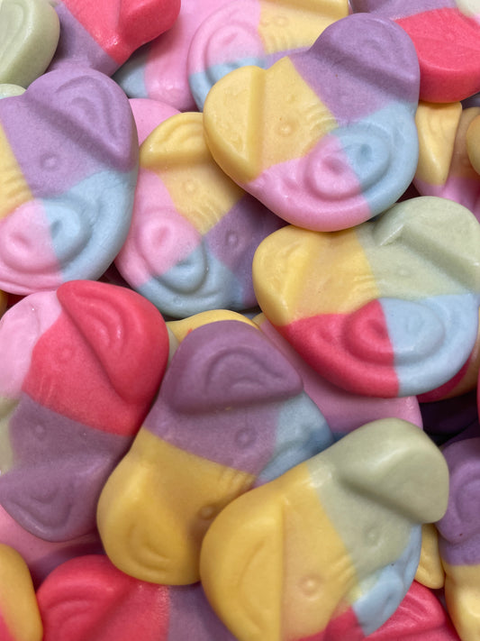 Têtes de cochons multicolores 100g