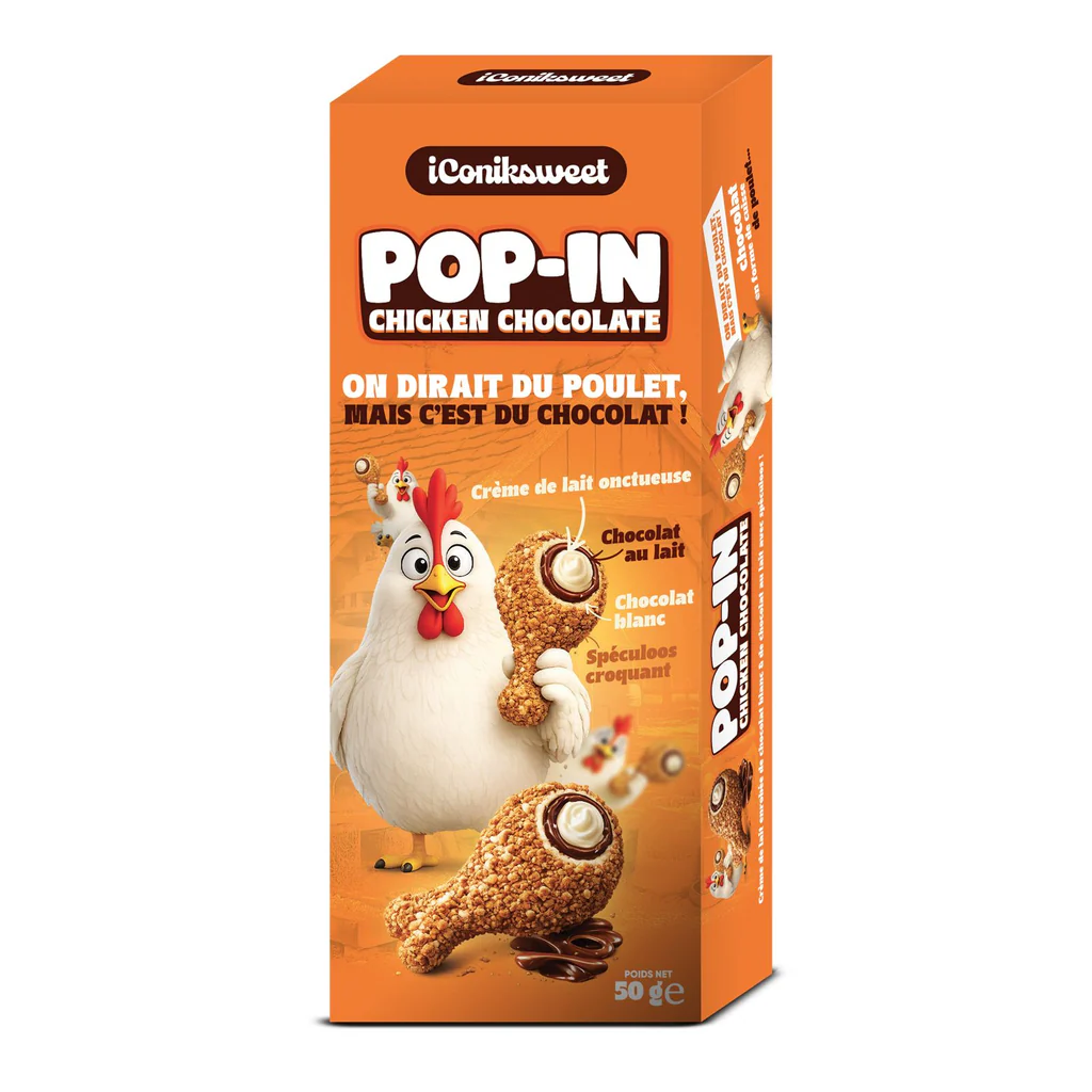 Iconiksweet Pop-In Chicken Chocolate