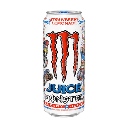 Pack Duo Monster USA Édition Américaine - Strawberry Lemonade + Ultra Red White & Blue Razz