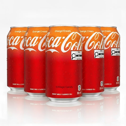 Coca Cola orange cream X5