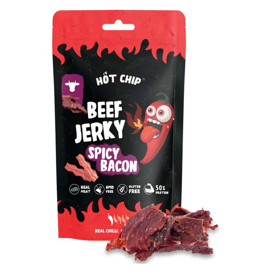 HOT CHIP Beef Jerk Spicy bacon
