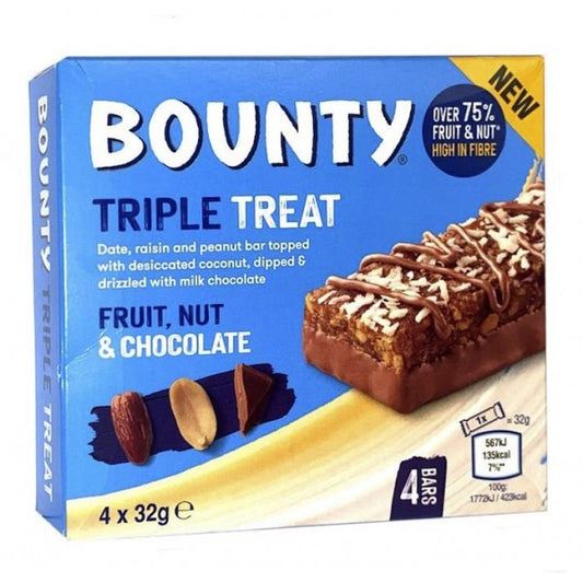 Bounty triple treat fruit, Nut & chocolat