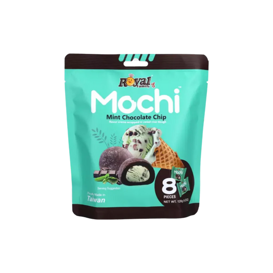 Mochi Menthe Chocolat Pépites, mochi goût menthe avec pépites de chocolat
