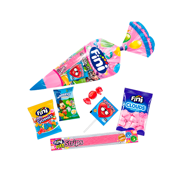 Cône fiesta bonbons fini