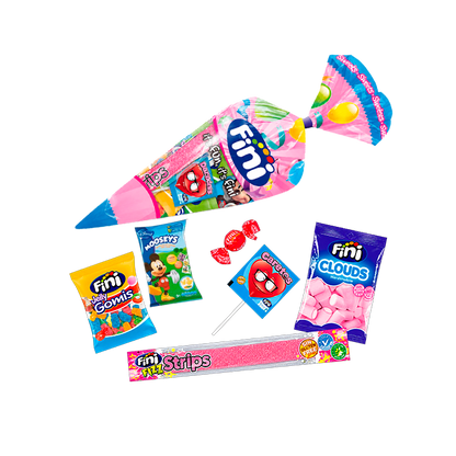 Cône fiesta bonbons fini