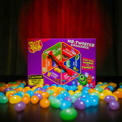 Jelly Pop Mr. Twister Challenge 90g - Jelly Beans Saveurs Folles