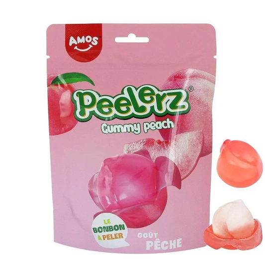 Bonbons à éplucher - Amos Peelerz Gummy Pêche 120g