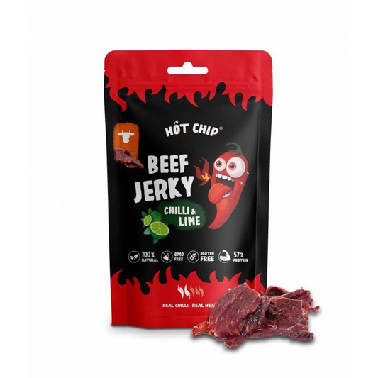 HOT CHIP Beef Jerky Piment Citron Vert