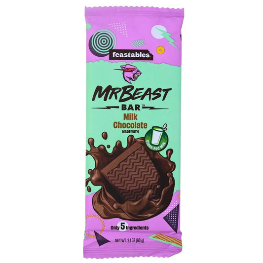 Mr Beast Feastables Chocolate Bar Milk Chocolate