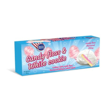 American Backery Candyfloss & White Cookie 96 gr (barbe à papa)